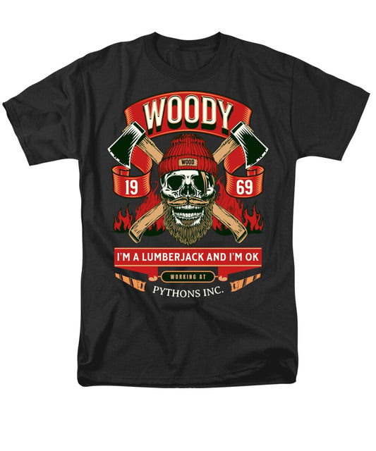 Woody the Lumberjack - Men's T-Shirt  (Regular Fit)