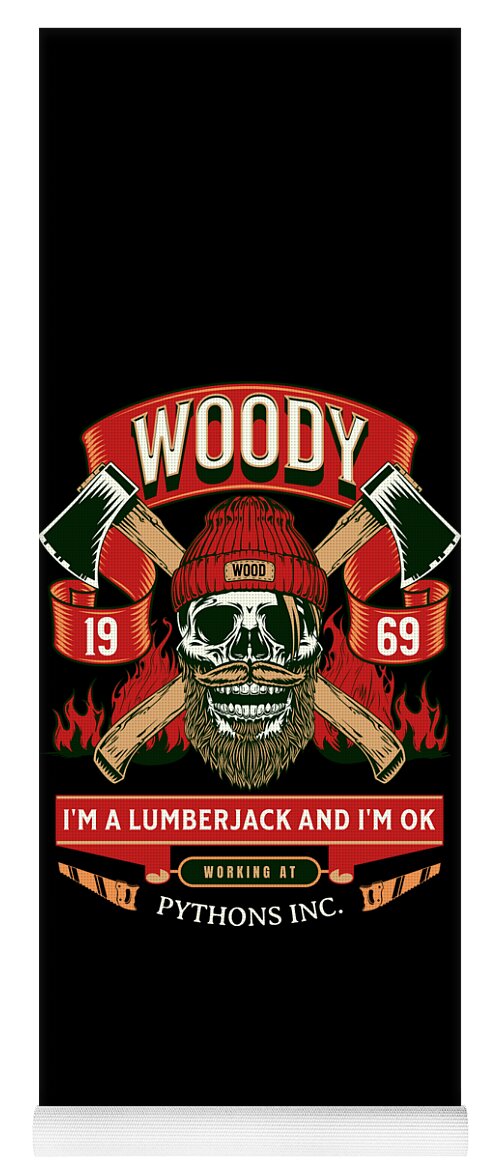 Woody the Lumberjack - Yoga Mat
