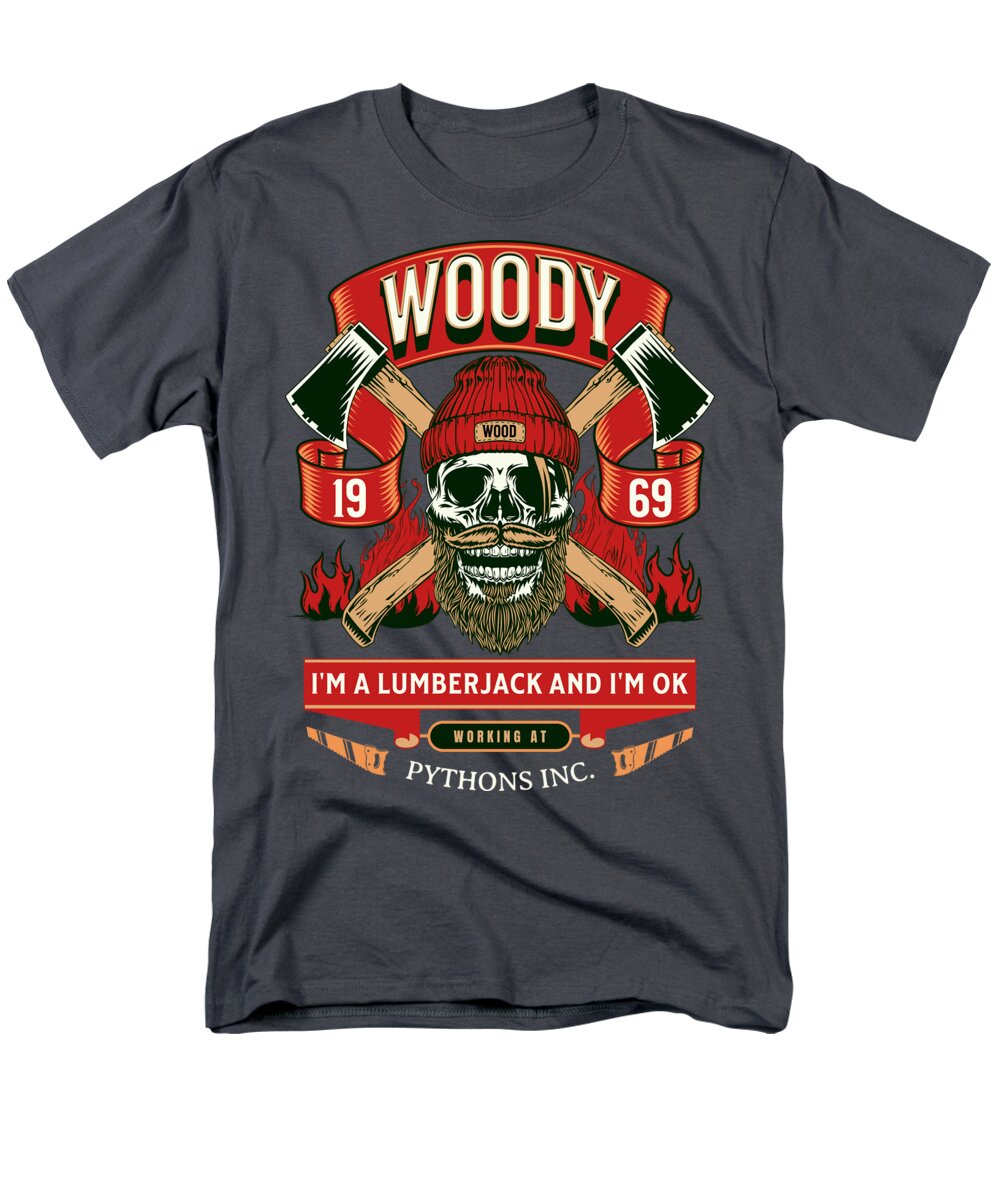 Woody the Lumberjack - Men's T-Shirt (Regular Fit)