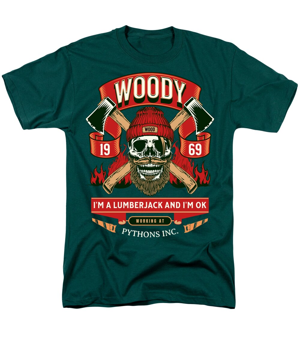 Woody the Lumberjack - Men's T-Shirt (Regular Fit)