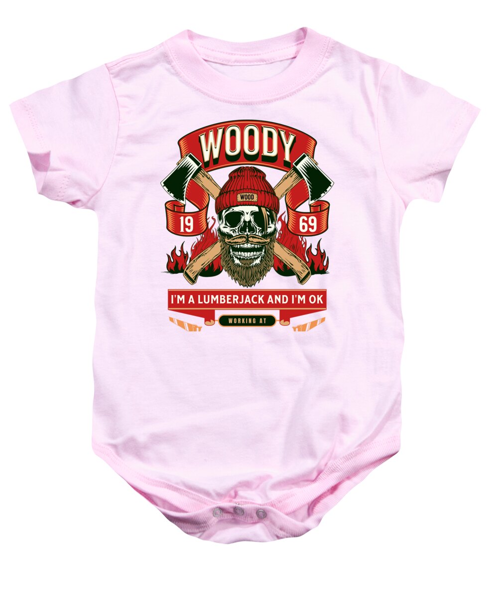Woody the Lumberjack - Baby Onesie