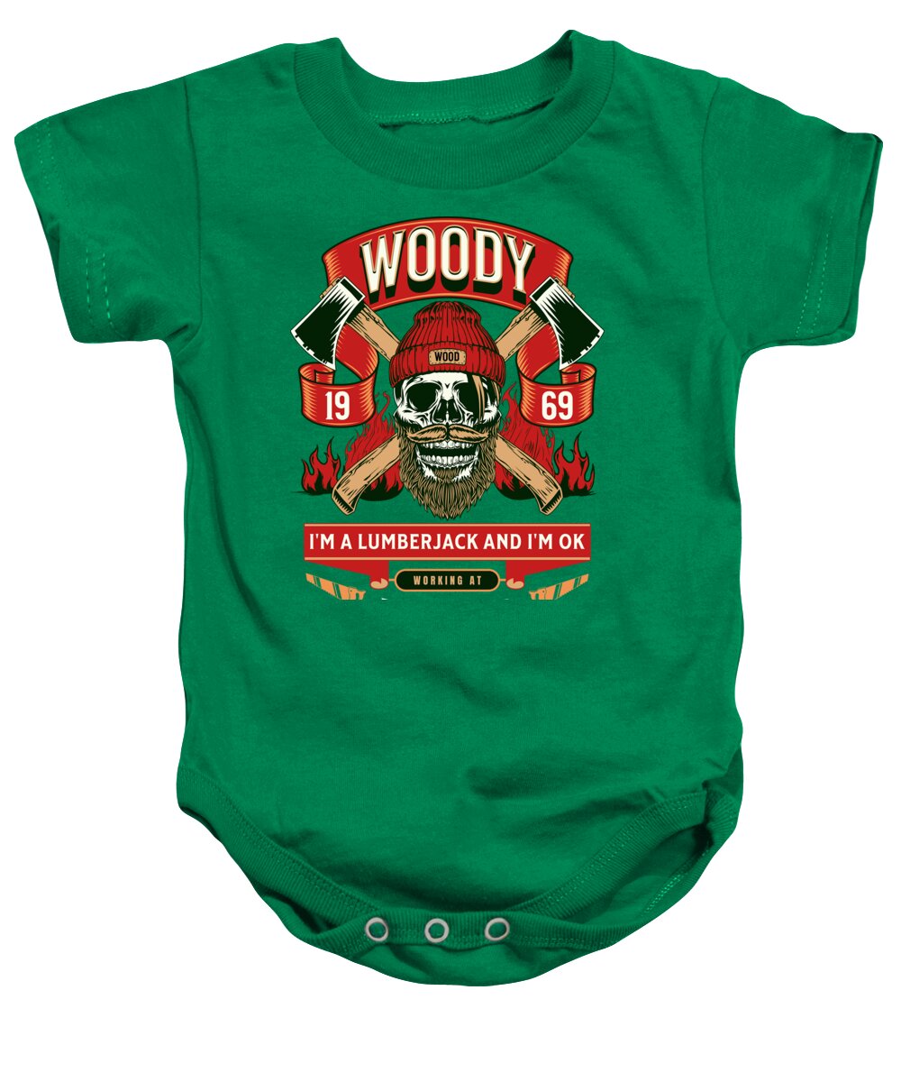 Woody the Lumberjack - Baby Onesie