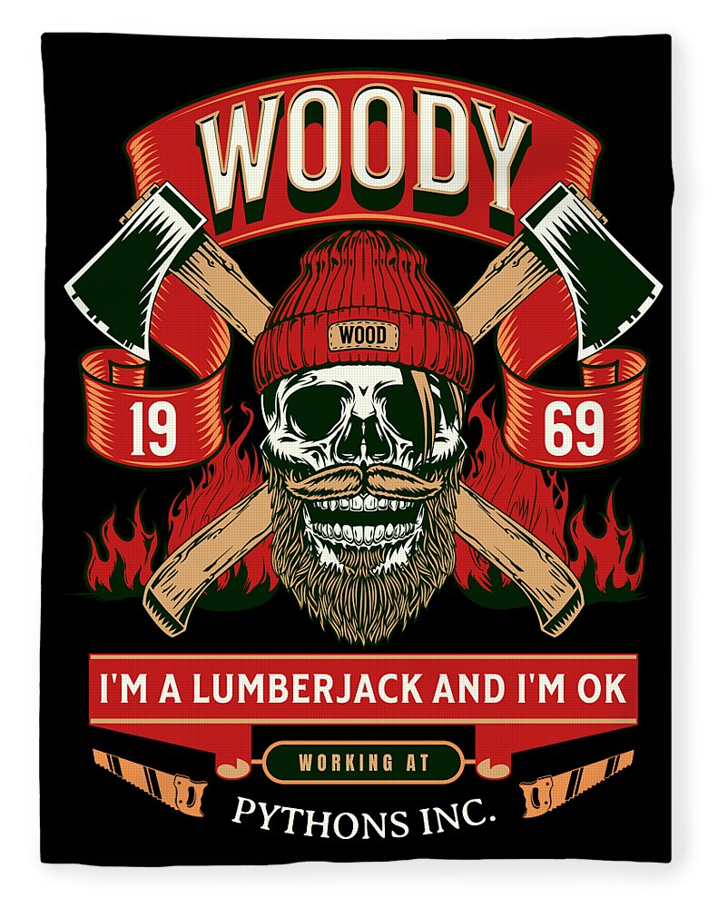 Woody the Lumberjack - Blanket