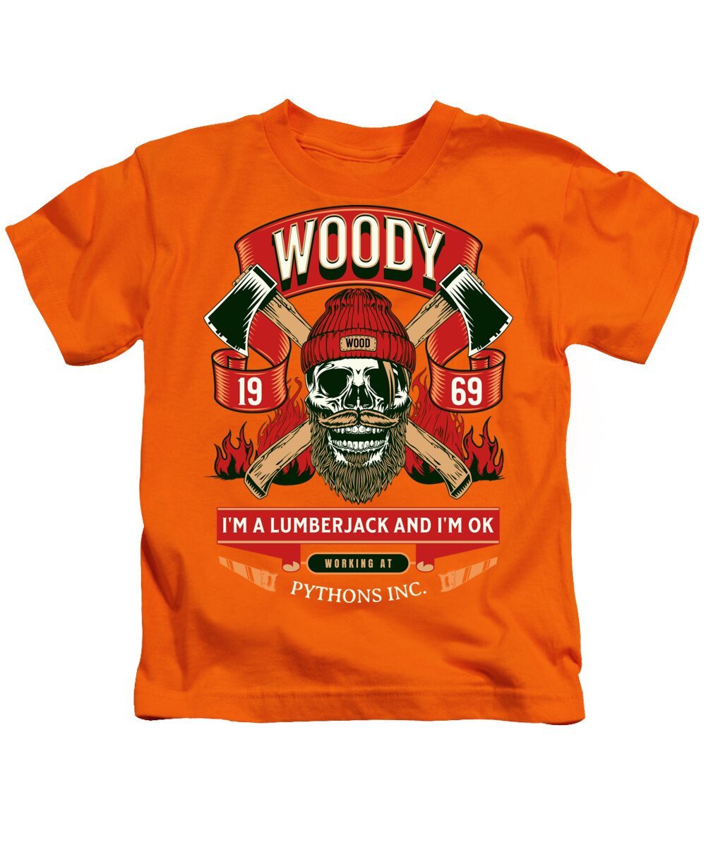 Woody the Lumberjack - Kids T-Shirt