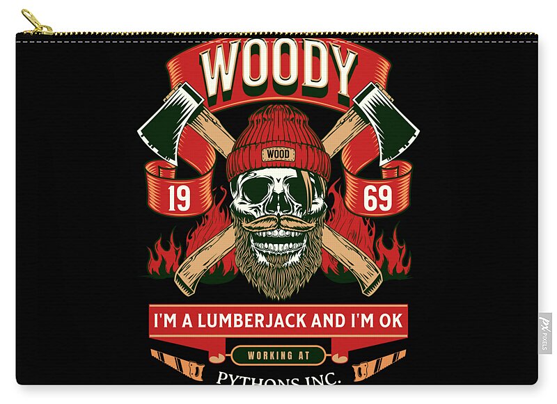 Woody the Lumberjack - Zip Pouch