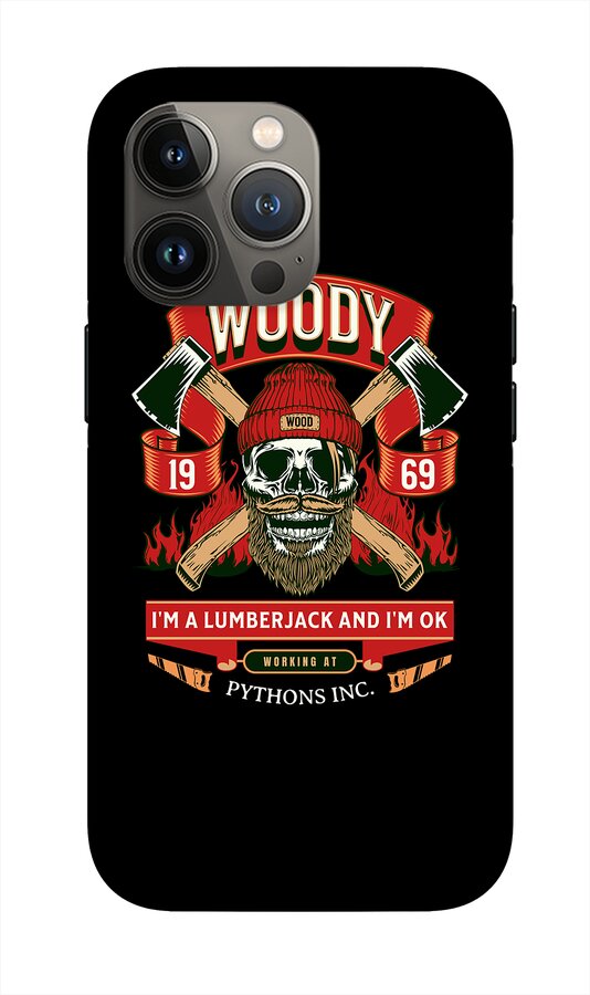Woody the Lumberjack - Phone Case