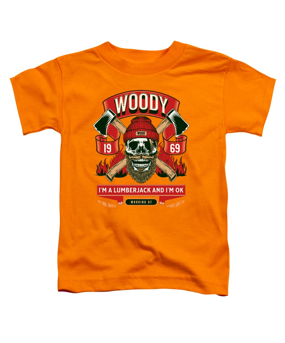 Woody the Lumberjack - Toddler T-Shirt