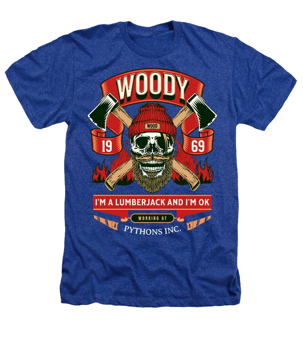 Woody the Lumberjack - Heathers T-Shirt