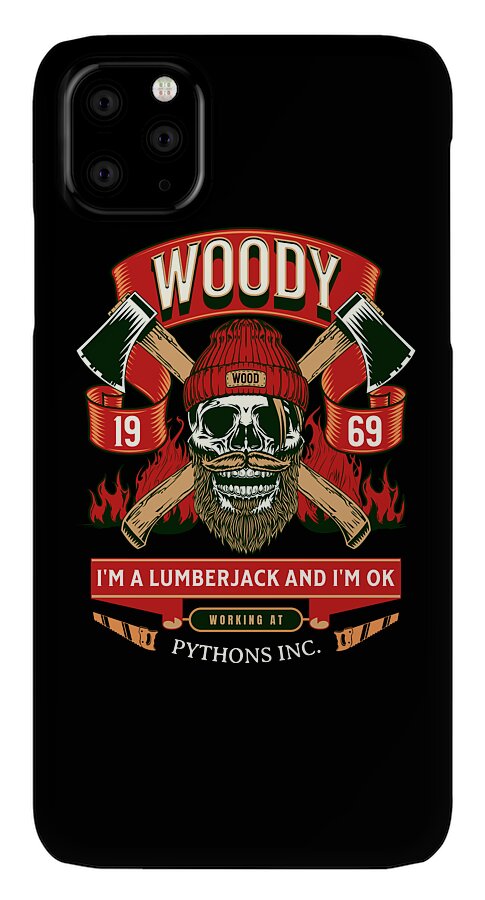 Woody the Lumberjack - Phone Case