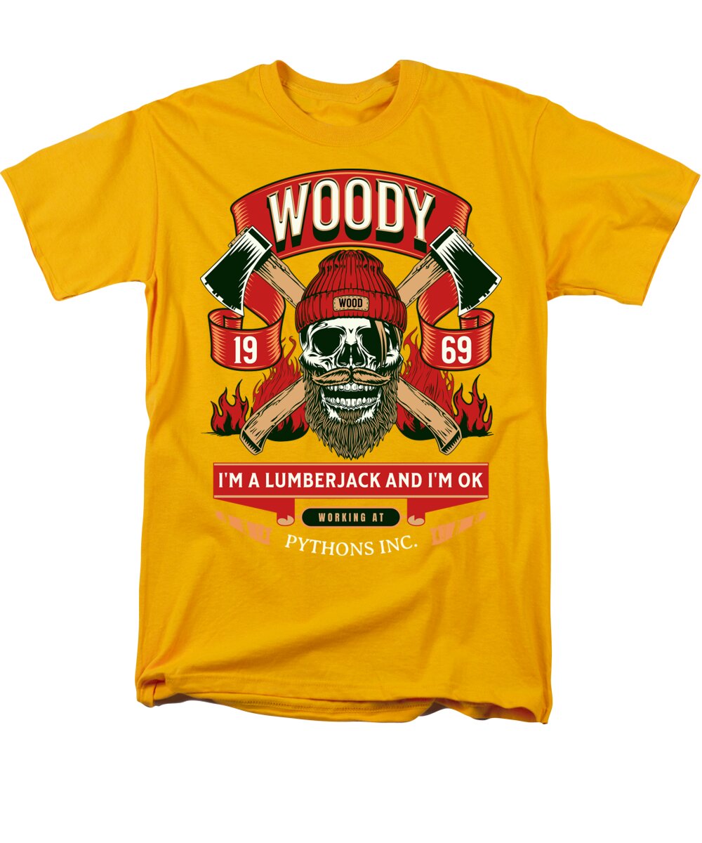 Woody the Lumberjack - Men's T-Shirt (Regular Fit)