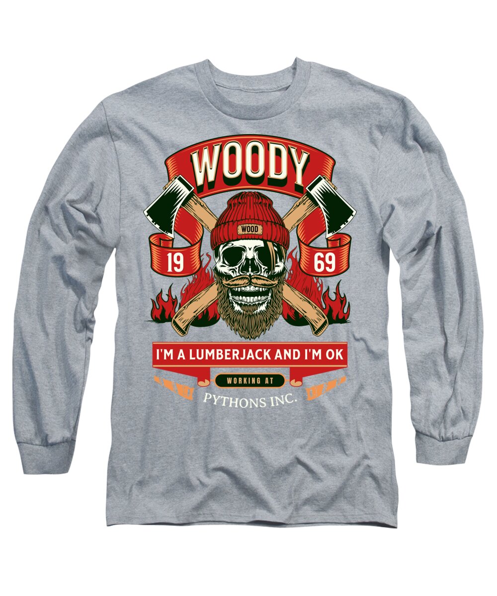 Woody the Lumberjack - Long Sleeve T-Shirt