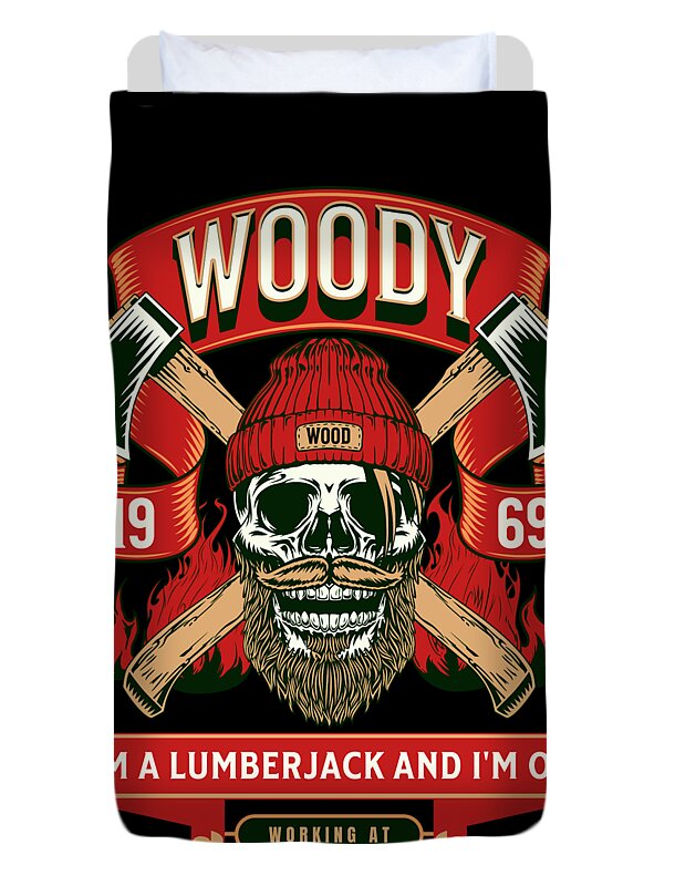 Woody the Lumberjack - Duvet Cover