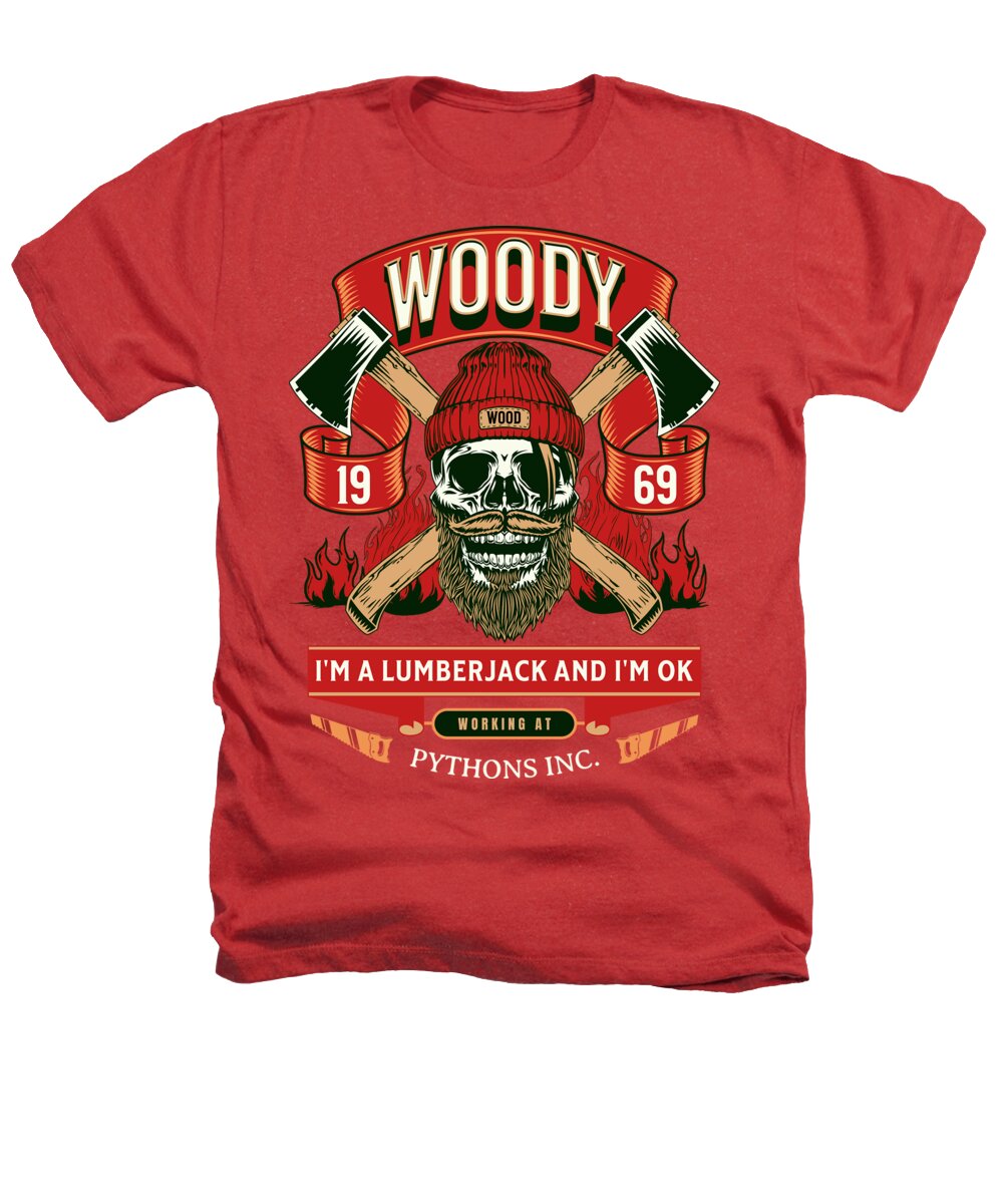 Woody the Lumberjack - Heathers T-Shirt