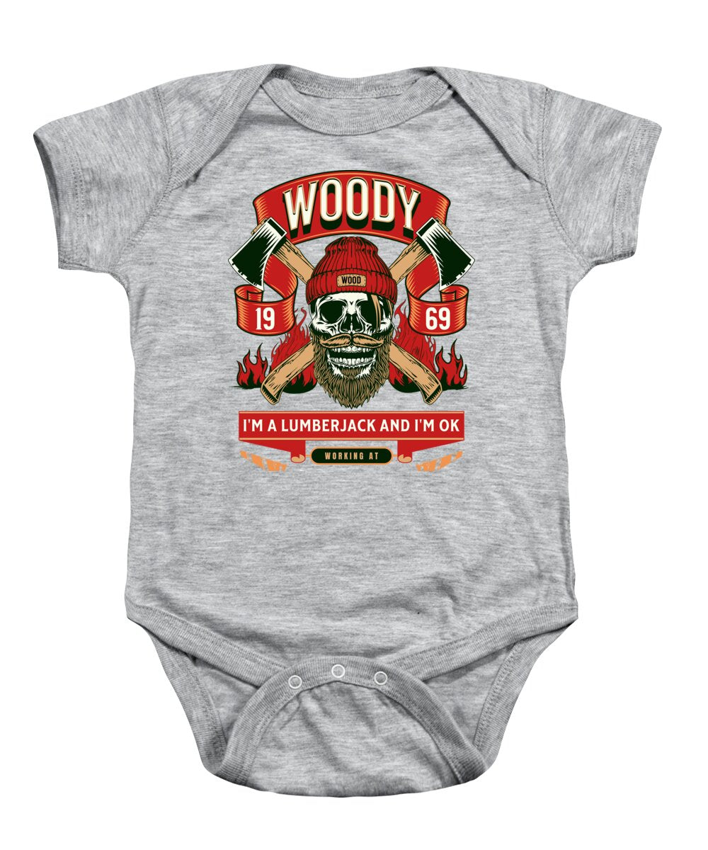Woody the Lumberjack - Baby Onesie