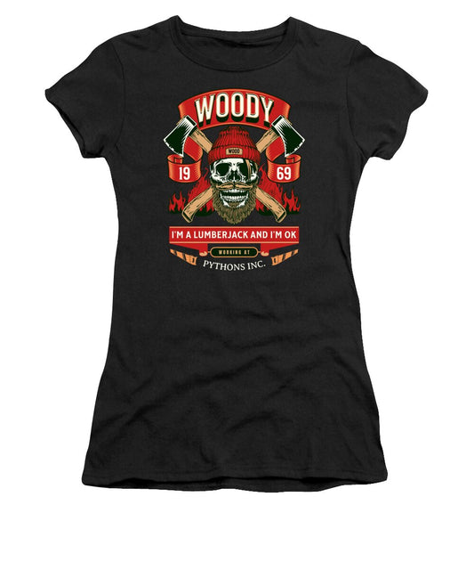 Woody the Lumberjack - Women's T-Shirt