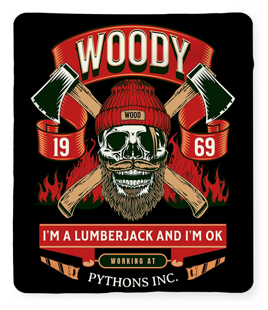 Woody the Lumberjack - Blanket