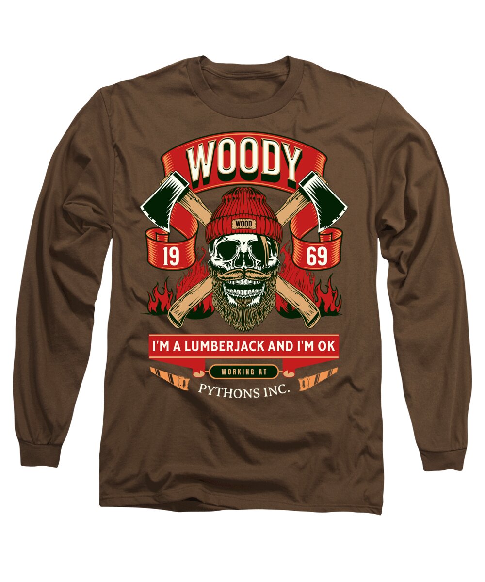 Woody the Lumberjack - Long Sleeve T-Shirt