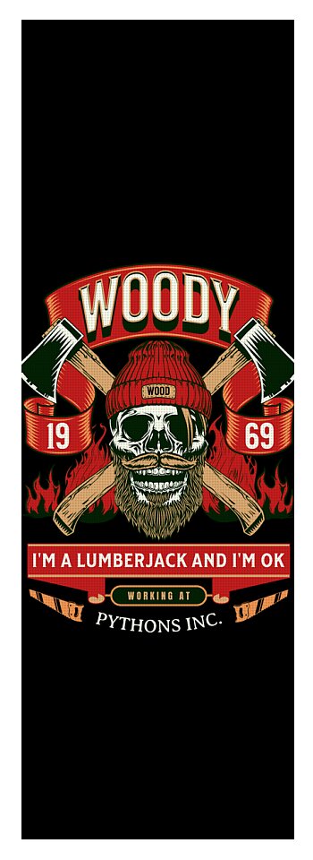 Woody the Lumberjack - Yoga Mat