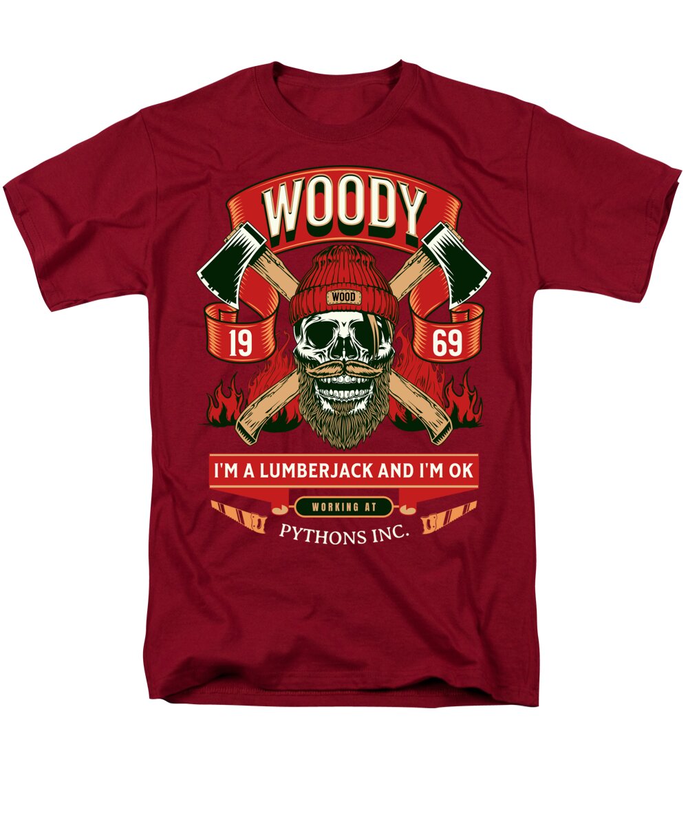Woody the Lumberjack - Men's T-Shirt (Regular Fit)