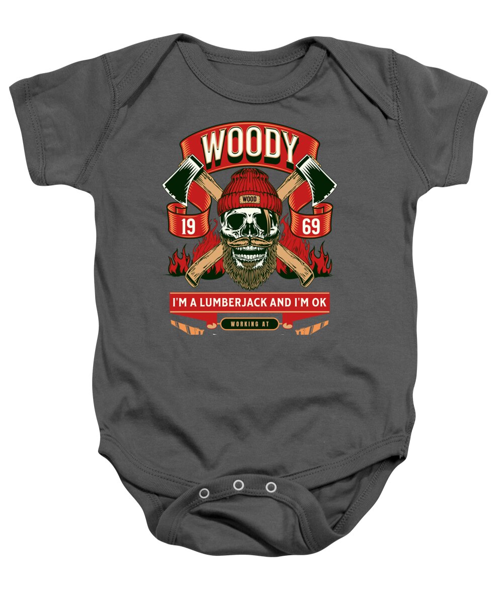 Woody the Lumberjack - Baby Onesie