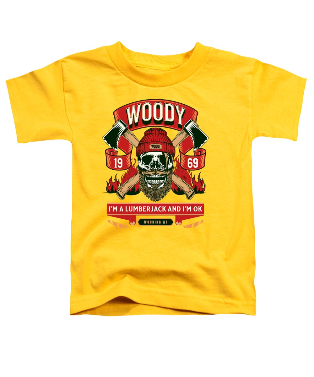 Woody the Lumberjack - Toddler T-Shirt