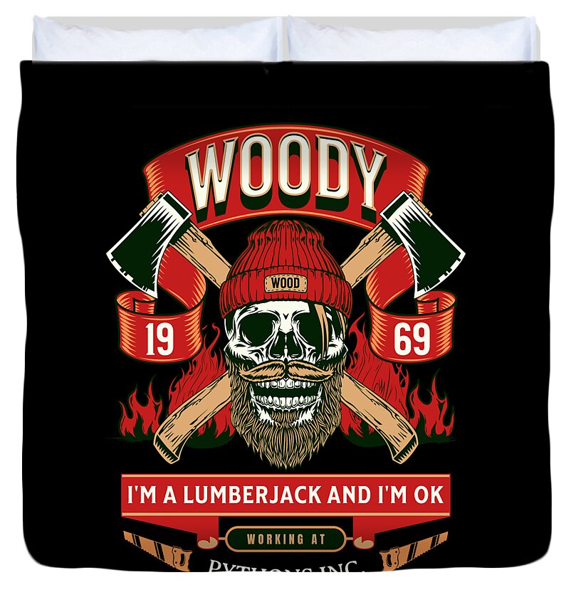 Woody the Lumberjack - Duvet Cover