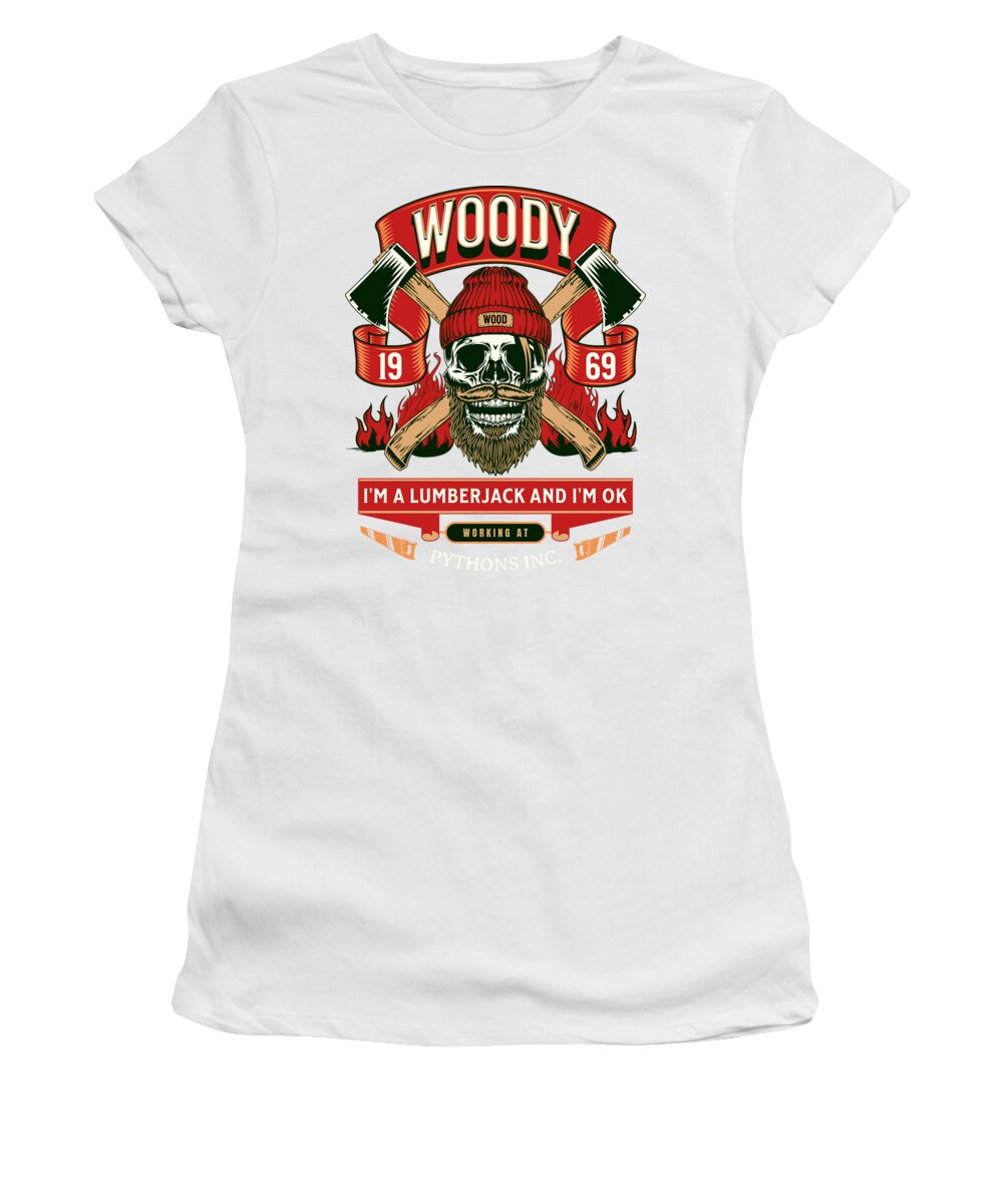 Woody the Lumberjack - Women's T-Shirt