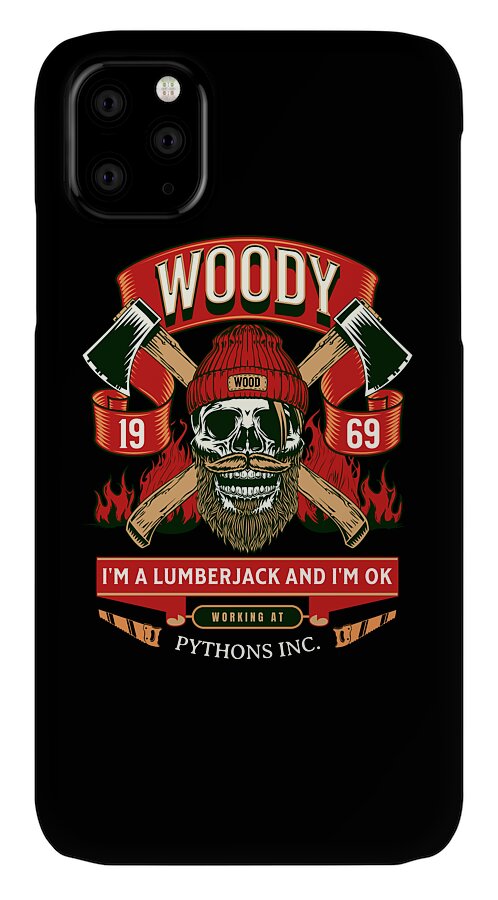 Woody the Lumberjack - Phone Case