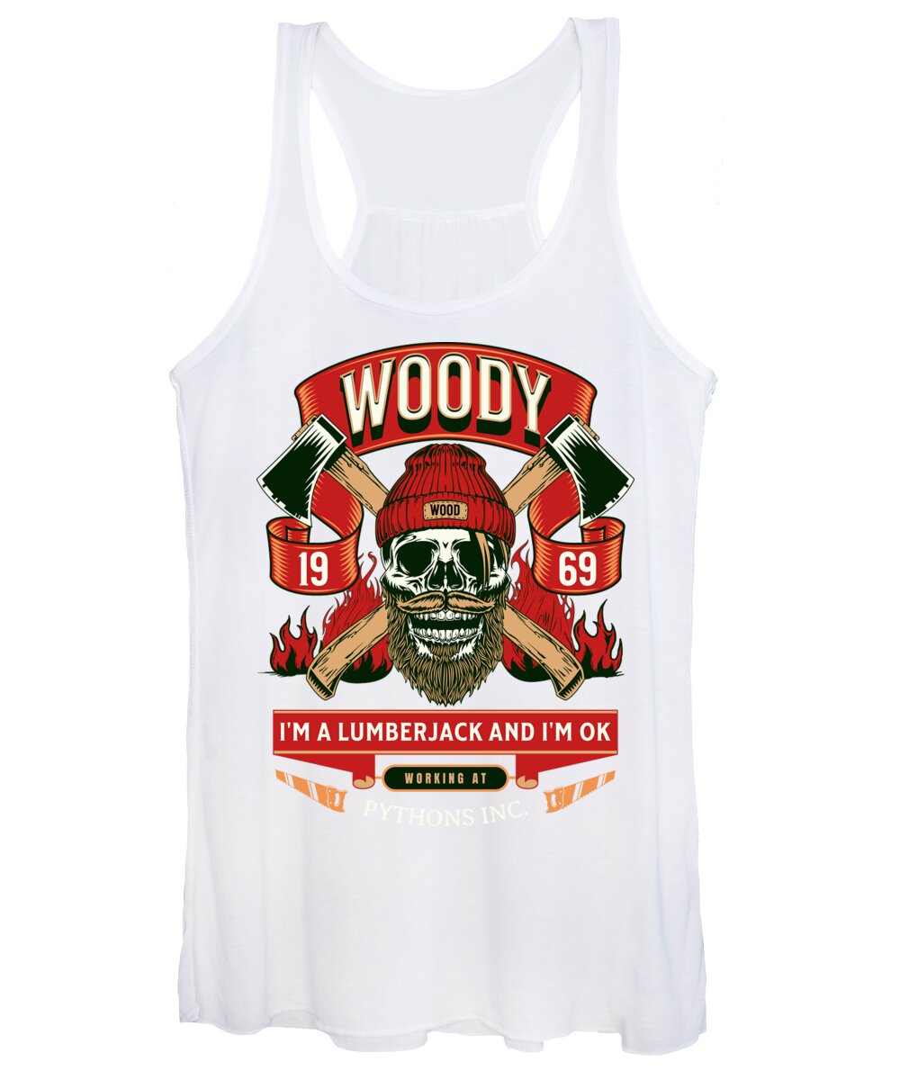 Woody the Lumberjack - Women's Tank Top