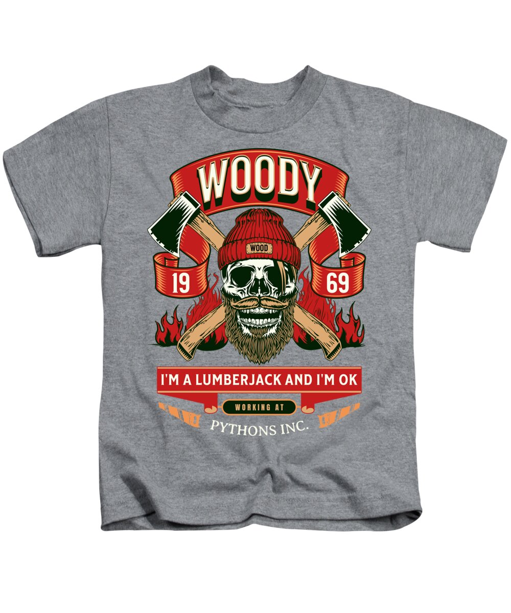 Woody the Lumberjack - Kids T-Shirt