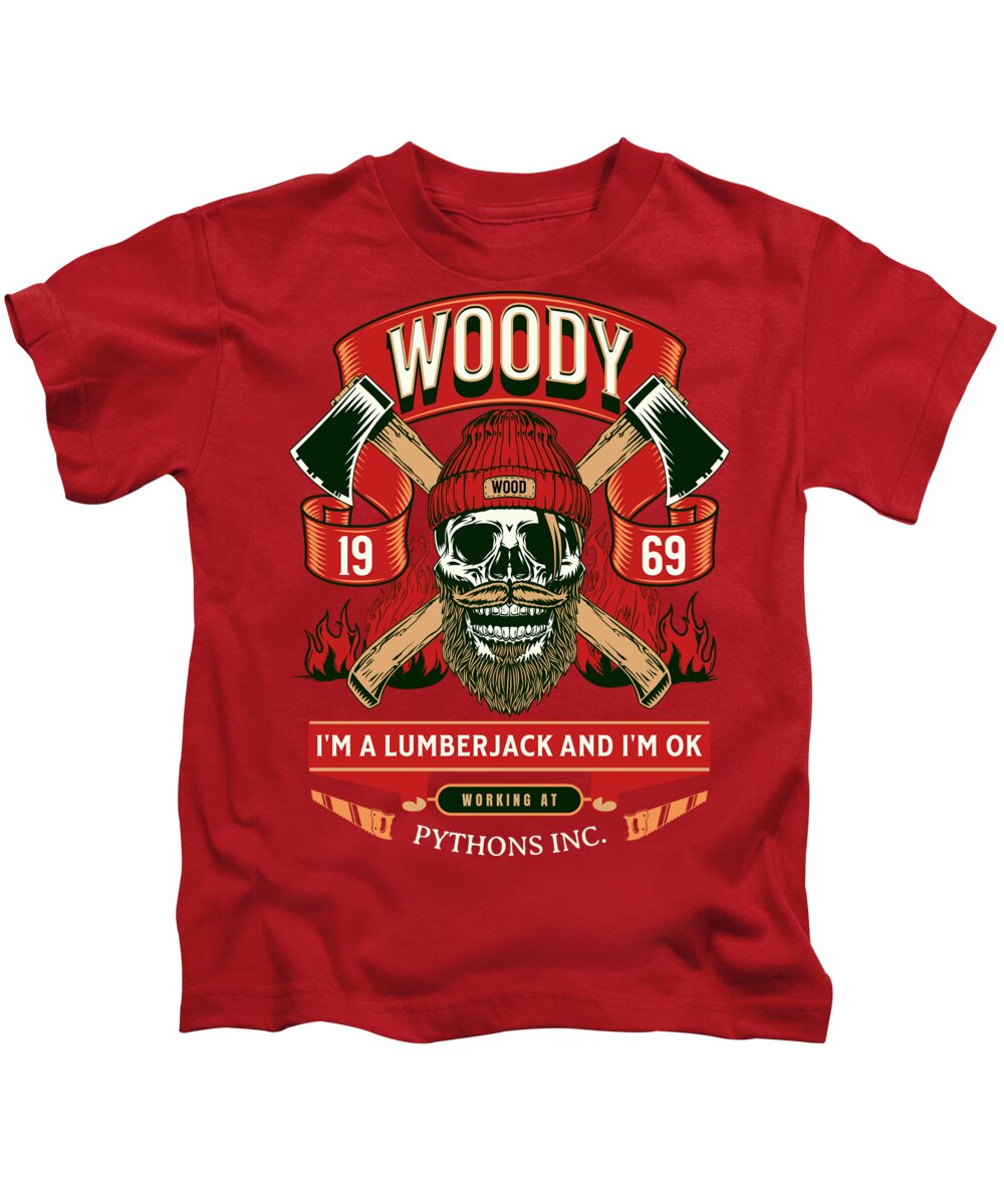 Woody the Lumberjack - Kids T-Shirt