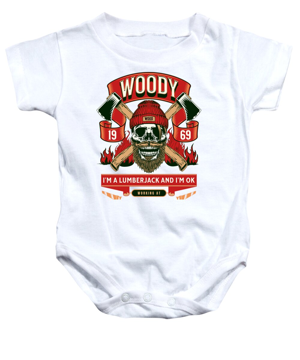 Woody the Lumberjack - Baby Onesie