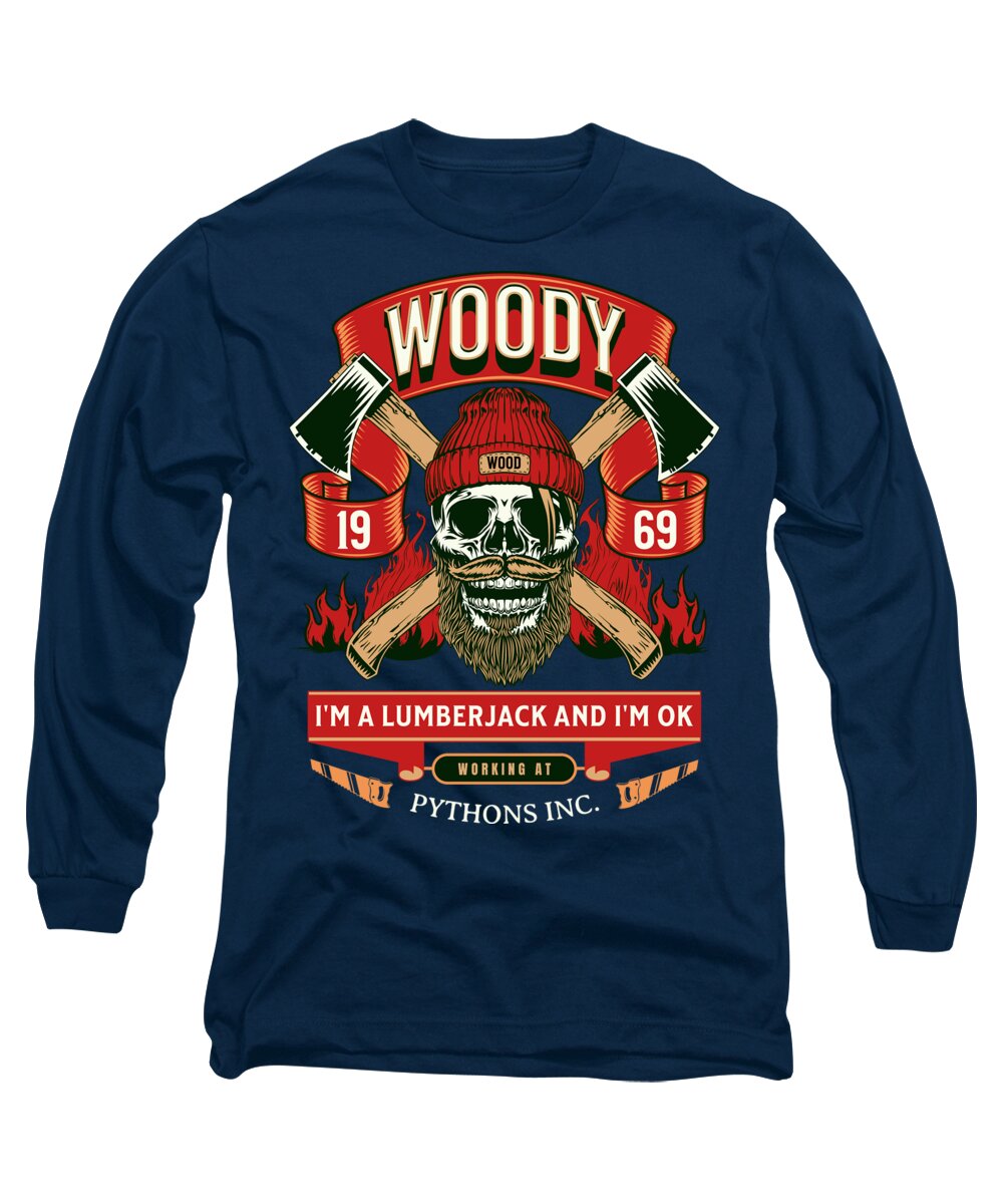 Woody the Lumberjack - Long Sleeve T-Shirt