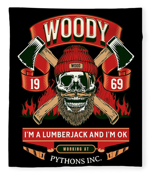 Woody the Lumberjack - Blanket