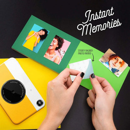 Printomatic Instant Print Camera - Prints on Zink 2" X 3" Photo Paper (Yellow)