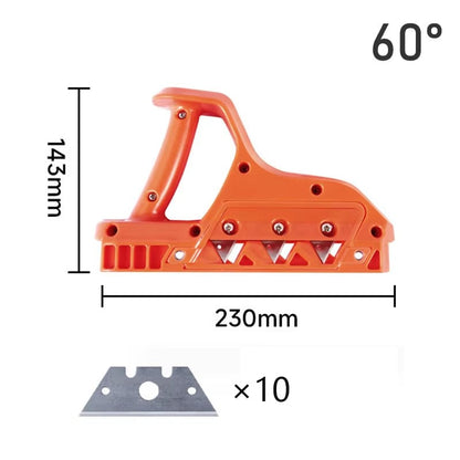 1PC Plasterboard Quick Cutter Gypsum Board Hand Plane Drywall Edge Chamfer 45°/60° Woodworking Trimmer Hand Tool 60 Degree