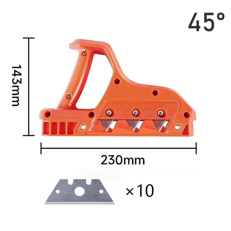 1PC Plasterboard Quick Cutter Gypsum Board Hand Plane Drywall Edge Chamfer 45°/60° Woodworking Trimmer Hand Tool 45 Degree