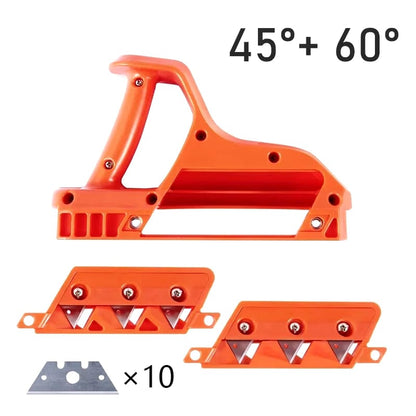 1PC Plasterboard Quick Cutter Gypsum Board Hand Plane Drywall Edge Chamfer 45°/60° Woodworking Trimmer Hand Tool 45 And 60 Degree