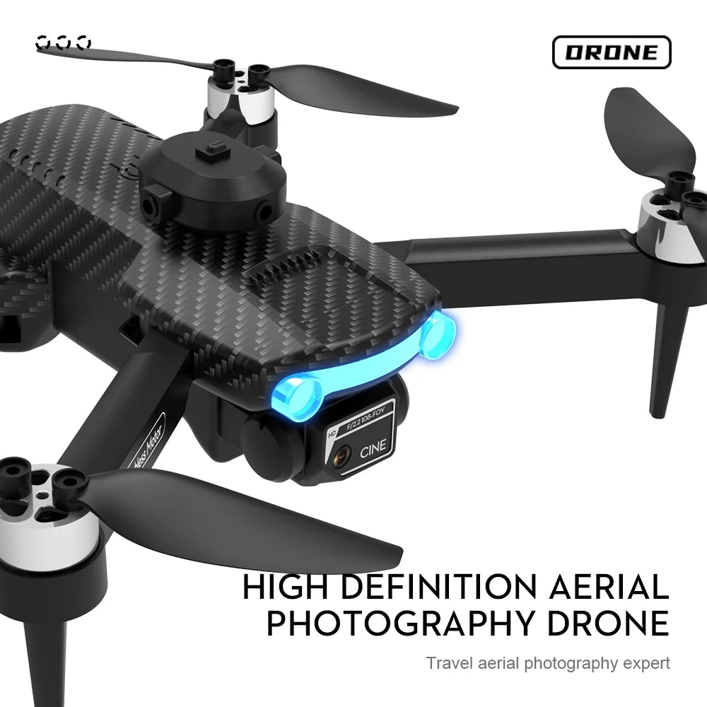 Drone with 4K HD Dual Camera for Kids Adults, Wifi FPV RC Quadcopter with One Key Start, Headless Mode, Foldable Mini Drone Toys Gifts for Kids Beginners