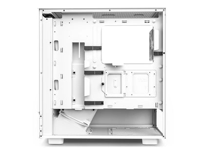 H5 Flow - All White CC-H51FW-01 White SGCC Steel, Tempered Glass ATX, Micro-Atx, Mini-Itx Computer Cases