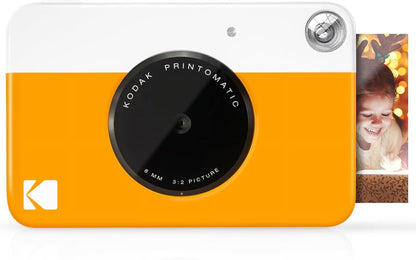 Printomatic Instant Print Camera - Prints on Zink 2" X 3" Photo Paper (Yellow)