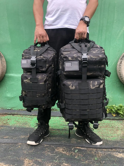 Military Tactical Backpack – 25L & 50L Waterproof Molle Rucksack