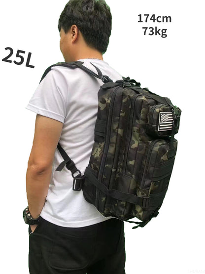 Military Tactical Backpack – 25L & 50L Waterproof Molle Rucksack