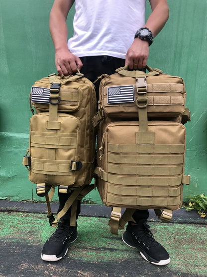 Military Tactical Backpack – 25L & 50L Waterproof Molle Rucksack