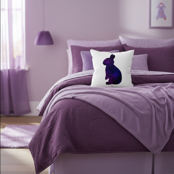My Bunny Valentine Cute Rabbit - Throw Pillow
