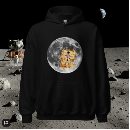 Man on the Moon Hoodie - Scar Design