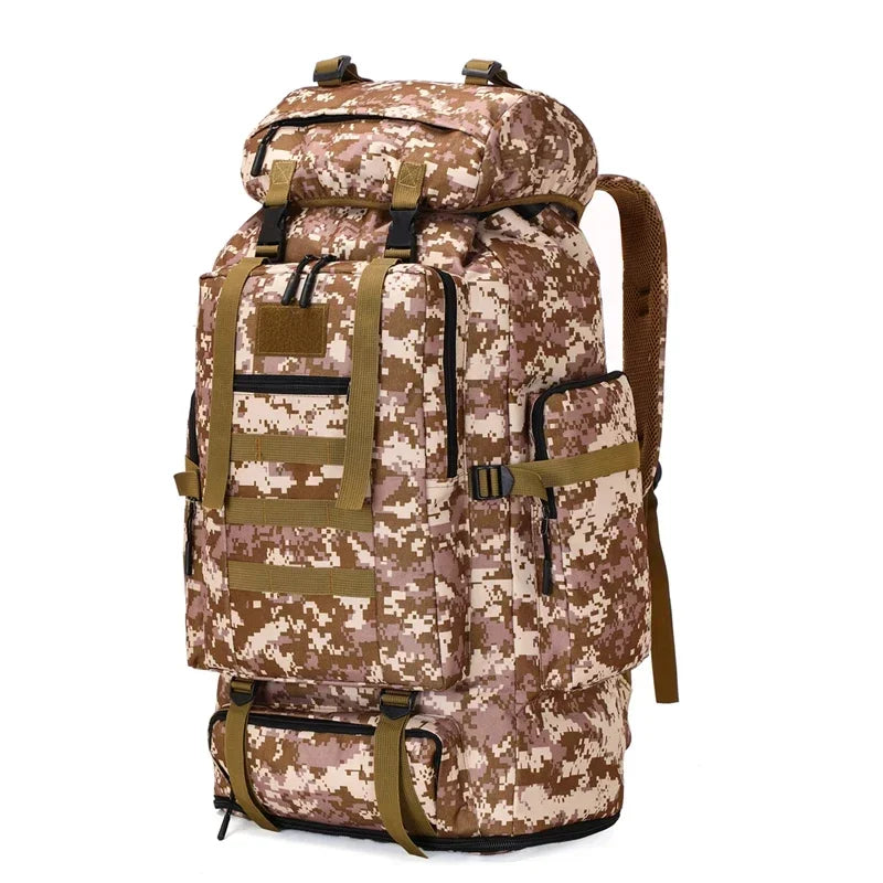 80L/100L Tactical Backpack – Built for Survival, Travel & Heavy-Duty Carry