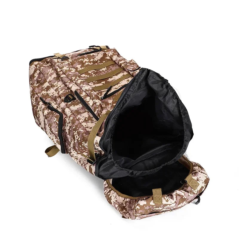 80L/100L Tactical Backpack – Built for Survival, Travel & Heavy-Duty Carry