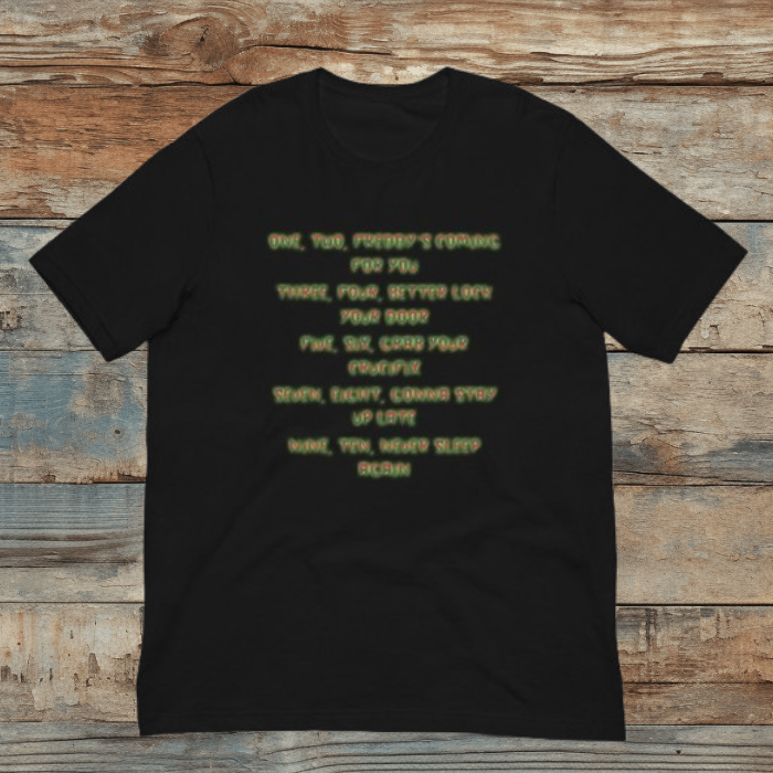 Horror Lullaby T-shirt - Scar Design