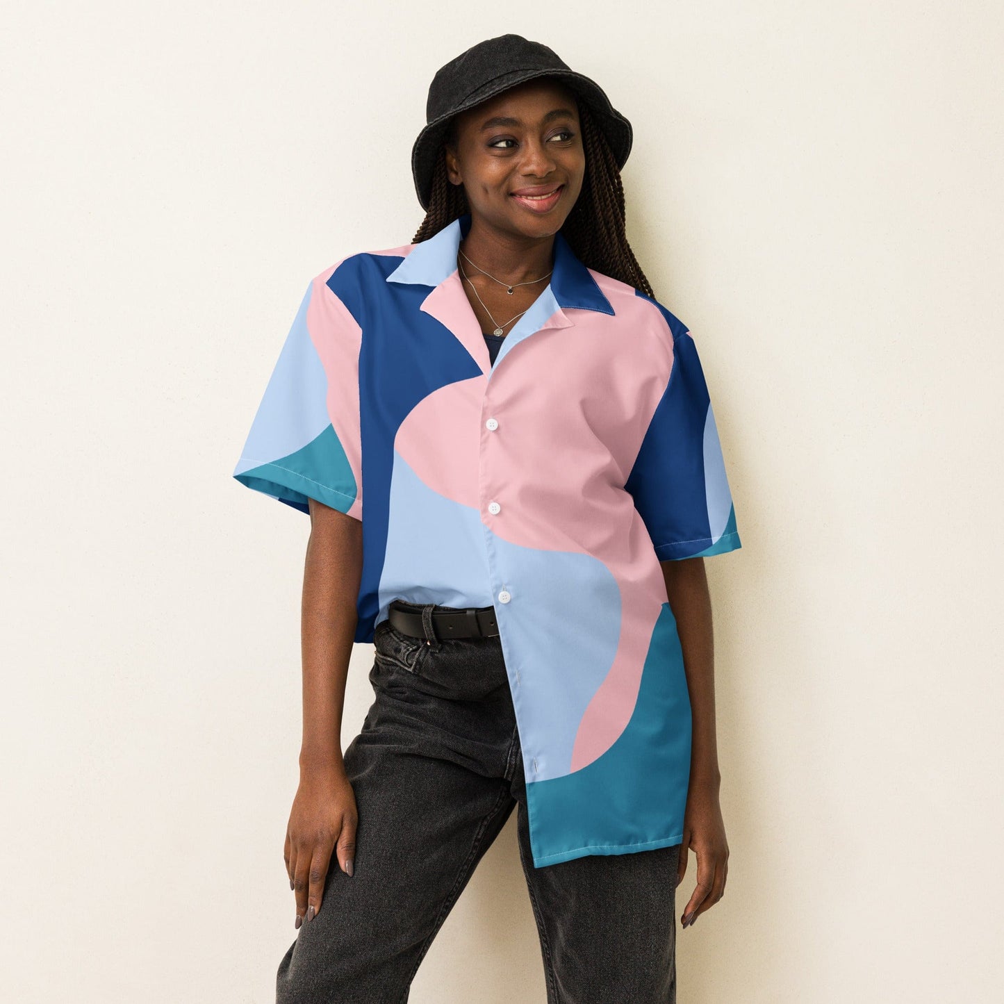 Abstract design button Shirt